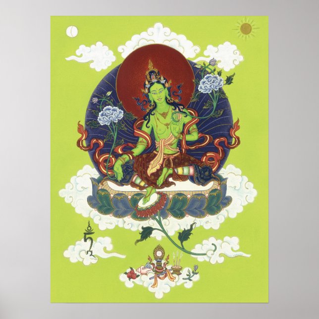 POSTER Green Tara - starting from $14.25 (Front)