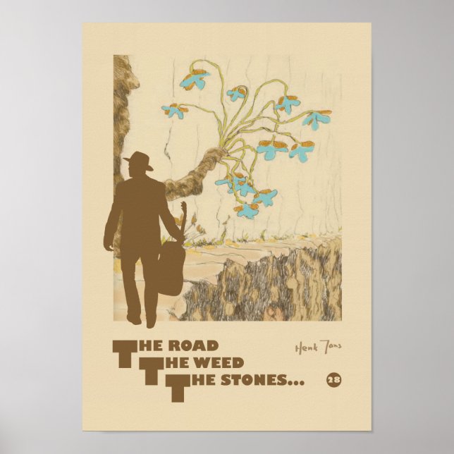 poster guitarist (design no 28) (Front)