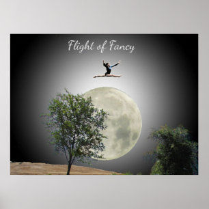 Poster - Gymnasts Flight of Fancy
