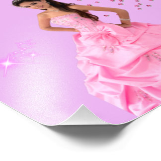 Póster happy birthday, 15 years old photo print