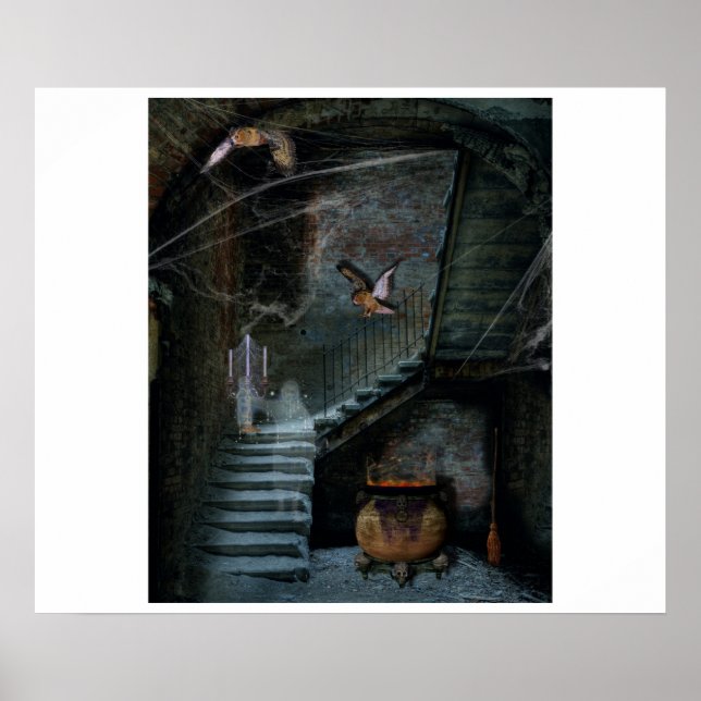 Poster haunted staircase (Front)