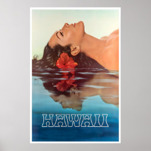 Poster Hawaii Travel Art Home Print (H1008)