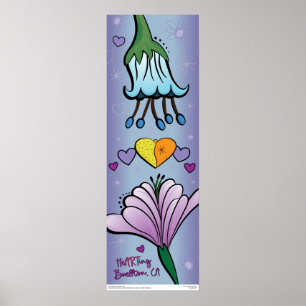 Poster - heARTing Flowers - Buellton.Art 