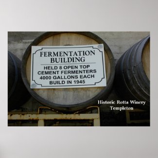 POSTER: Historic Rotta Winery in Templeton