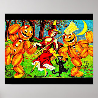 Poster-Holiday Art-Vintage Halloween 1 Poster