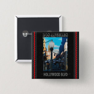 Poster Hollywood Blvd. Button