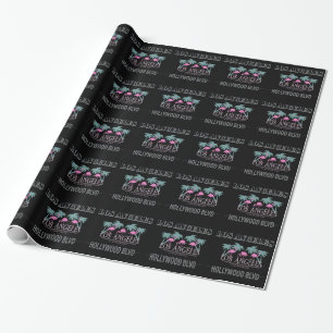 Poster Hollywood Blvd. Wrapping Paper