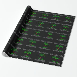 Poster Hollywood Blvd. Wrapping Paper