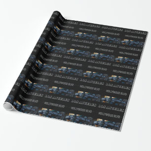 Poster Hollywood Blvd. Wrapping Paper