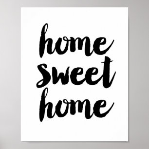 Poster Home Sweet Home