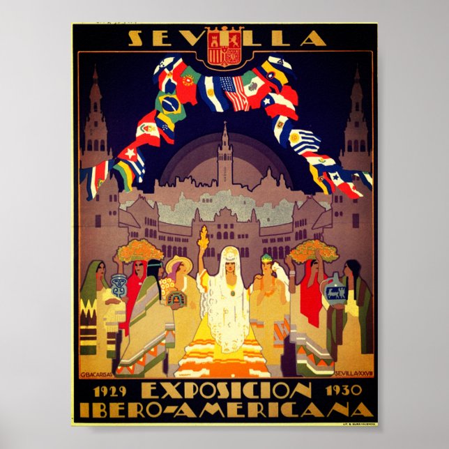 Poster Ibero-American Exposition of 1929 (Front)