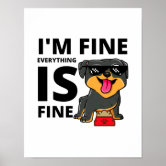 This is Fine - Dog Meme Poster for Sale by ElLocoMus