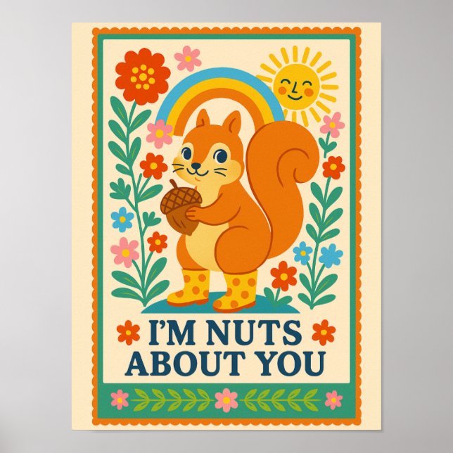 Poster I'm nuts about you Ardilla (Front)