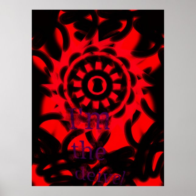 Poster. I'm the deivel  Poster (Front)