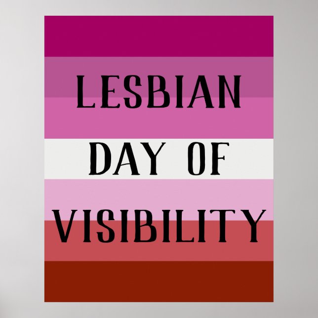 Poster - International Lesbian Day (Front)