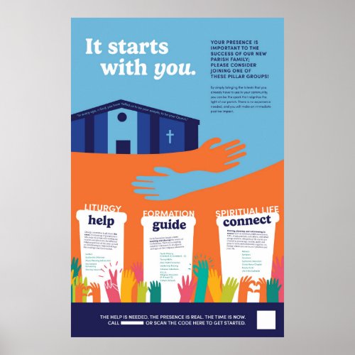 Poster It Starts With You 24x36