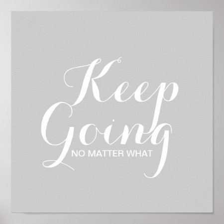 Poster - Keep Going
