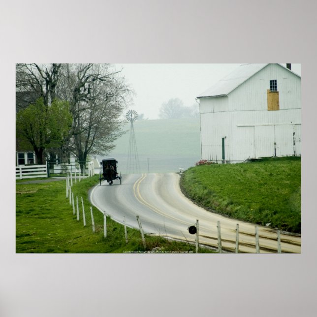 Poster Lancaster County Pennsylvania USA - P... (Front)