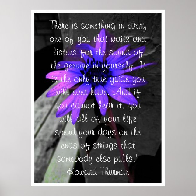 Poster, Large Sunflower with raindrops Inspiration Poster (Front)