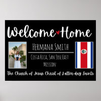 Poster LDS Missionary Homecoming Welcome Home Sign