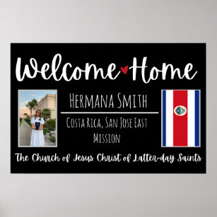 Poster LDS Missionary Homecoming Welcome Home Sign
