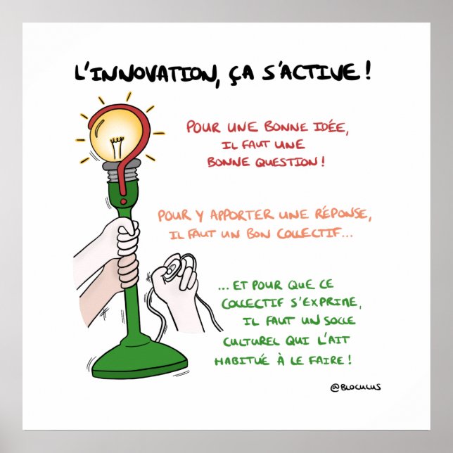 Poster "L'innovation, ça s'active!" (Front)