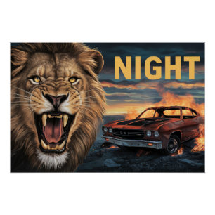 Poster Lion 07
