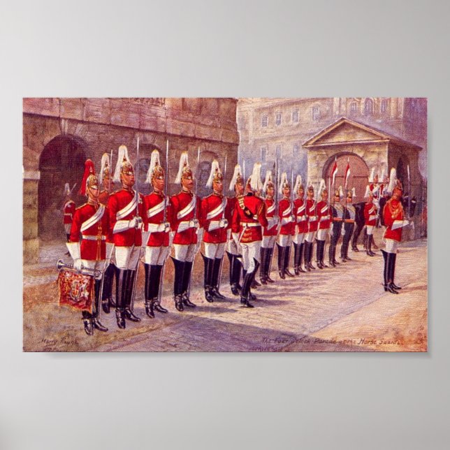 Poster - London, Horse Guards, Four O'Clock Parade (Front)