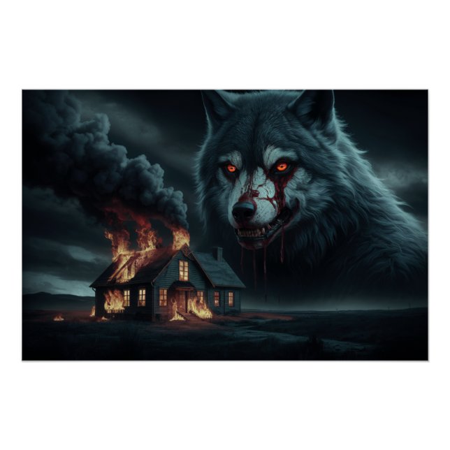 Poster Loup Feu 07 (Front)