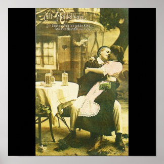 Poster-Love Art-Alt Heidelberg 1907 Poster