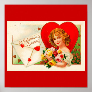 Poster-Love Art-Vintage Valentine 16 Poster