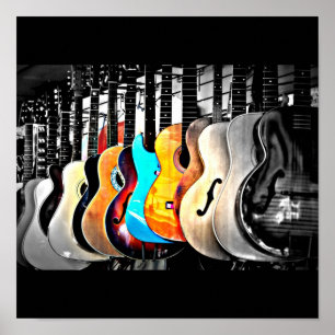 Poster-Love the Arts Guitars 2 Poster