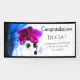 Poster, Magenta Orchid, color background options Banner | Zazzle