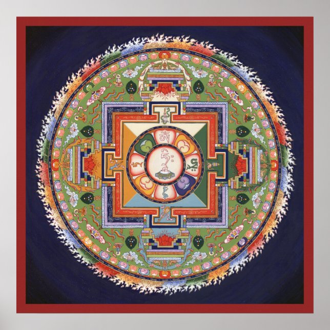 POSTER Mandala of Compassion -starting from $14.25 (Front)