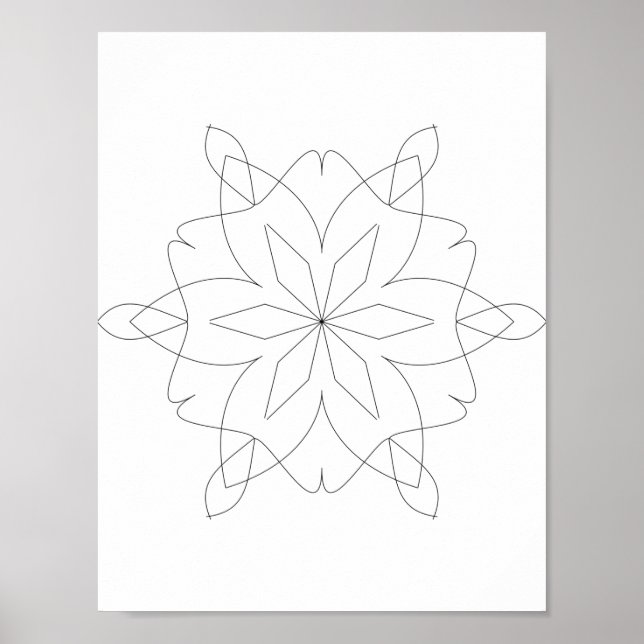 Poster - Mandala to Color (Front)