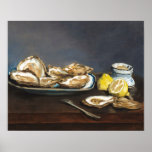 Poster : Manet : Oysters : 1864 - 65 at Zazzle