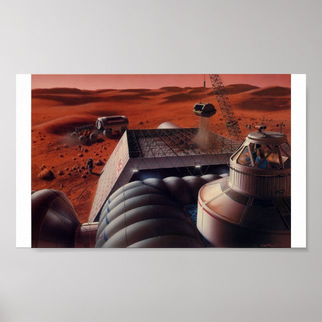Poster Mars Base (Front)