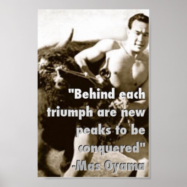 Poster Mas Oyama Bull (Front)