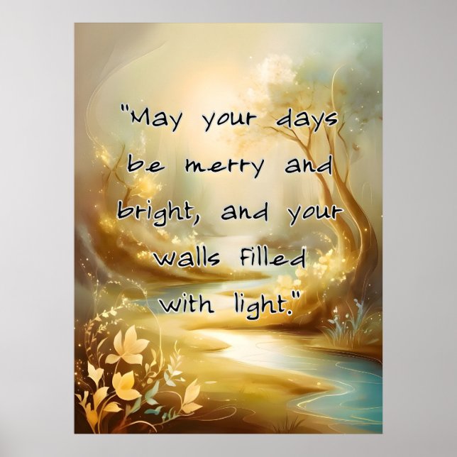 Poster - May Your Days Be Merry and Bright (Front)