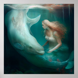 Poster mermaid