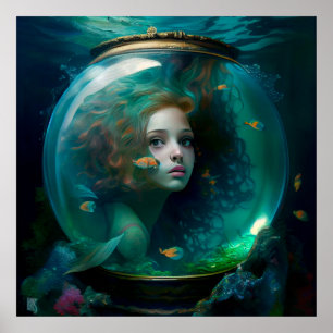 Poster mermaid