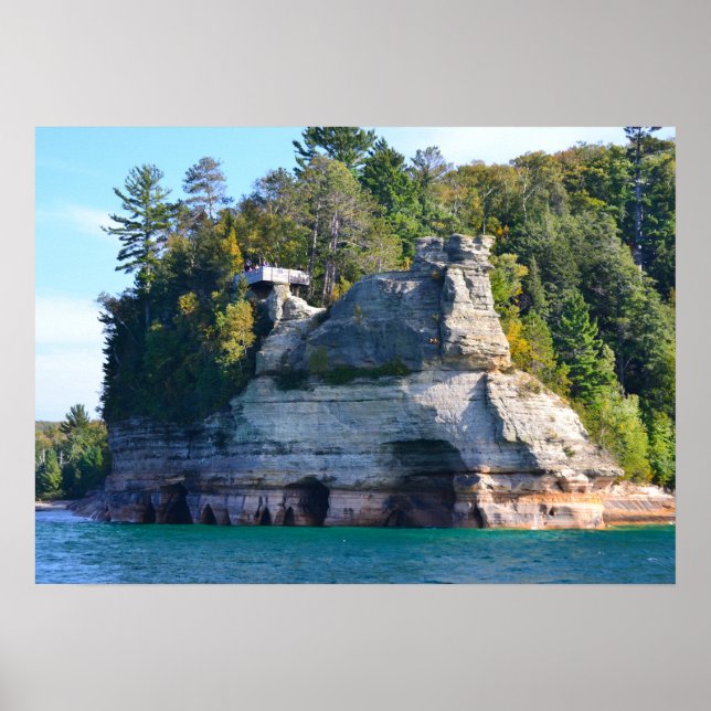 Poster/Miners Castle Upper Peninsula Michigan Poster (Front)