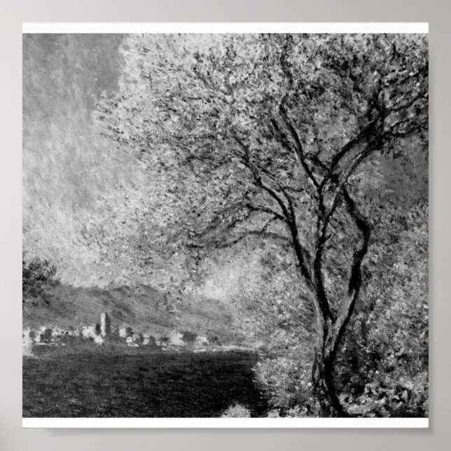 Poster-Monochrome-Monet-Antibes Poster (Front)