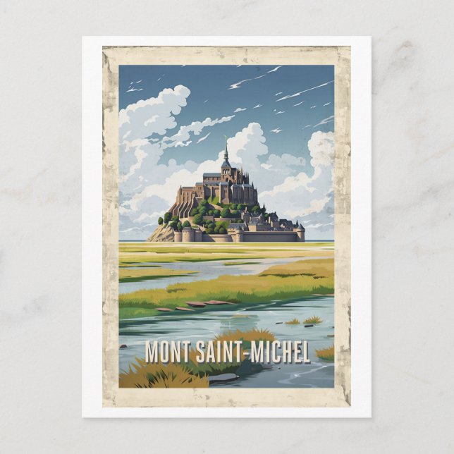 Poster Mont Saint-Michel - France - Postcard (Front)