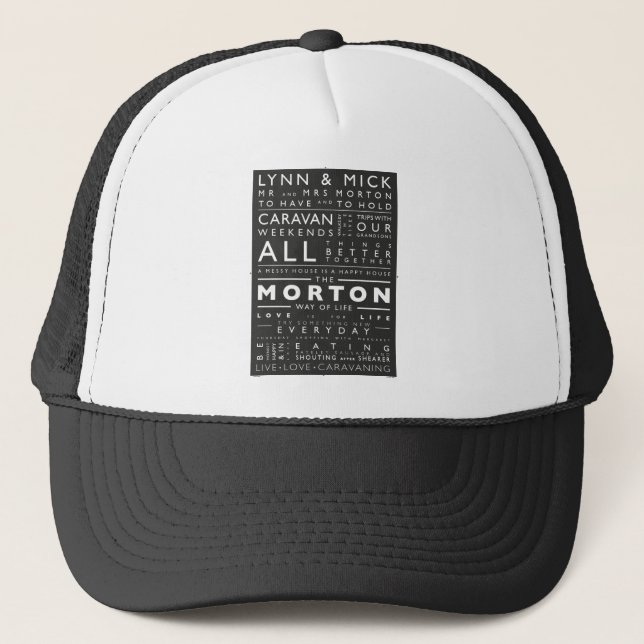 POSTER_MORTON (MICK).pdf Trucker Hat (Front)