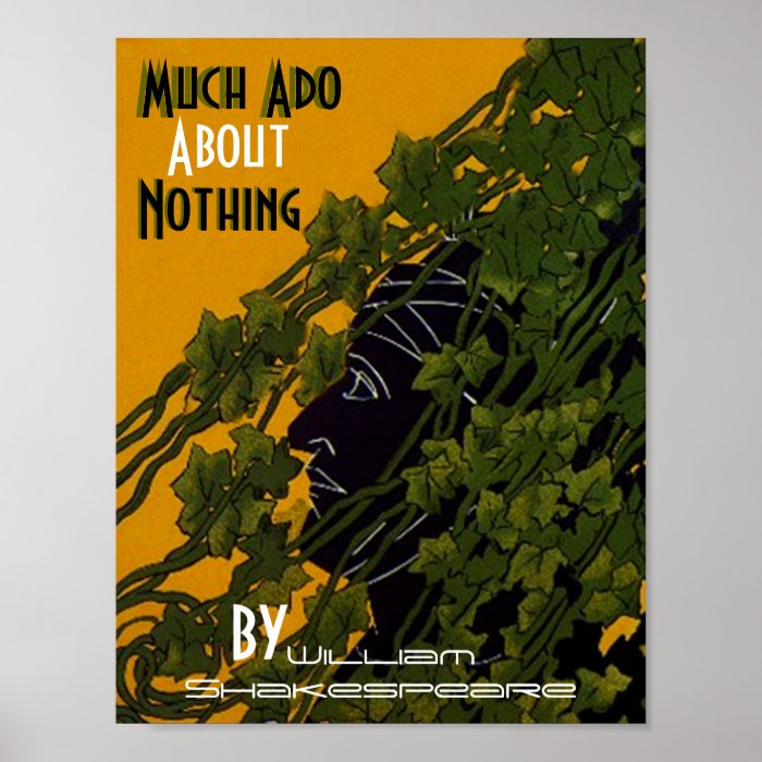 Poster Much Ado About Nothing William Shakespeare