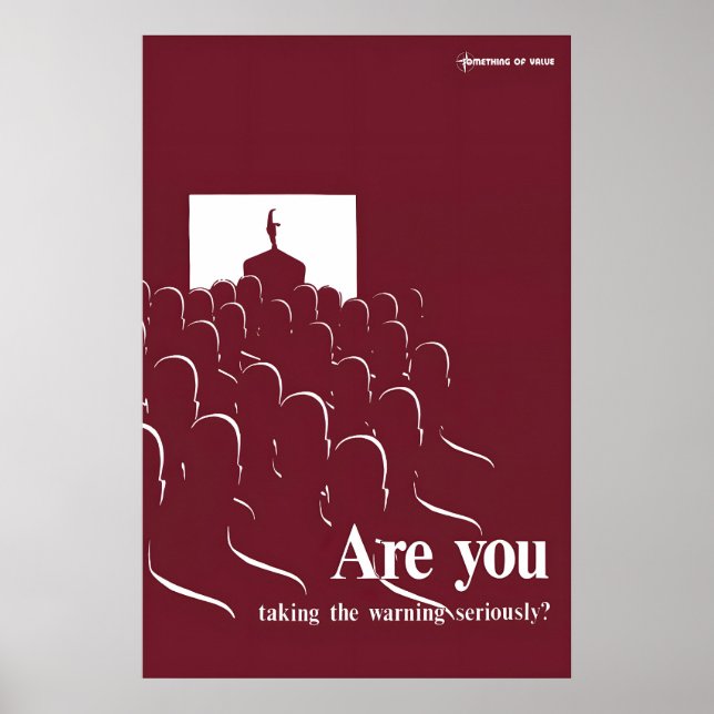 Poster NATO Are you taking the warning seriously (Front)