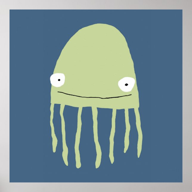 Poster- Navy Jellyfish! Poster (Front)