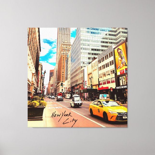 Poster New York City Canvas Print (Front)
