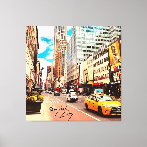 Poster New York City Canvas Print